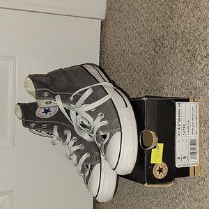 High top converse all stars - charcoal